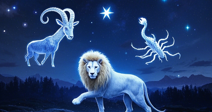 最旺狮子座的三个星座，摩羯、天蝎、白羊