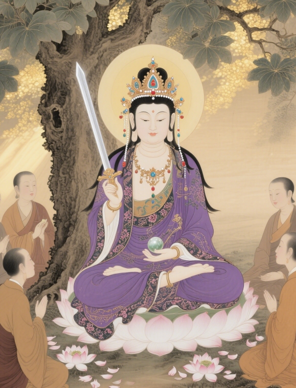 属兔人容易焦虑？文殊菩萨本命佛构筑内心强大防线