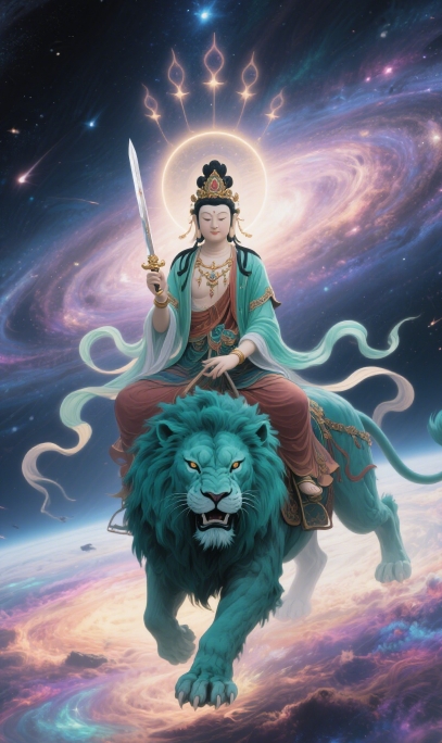 属兔人购房置业：文殊菩萨本命佛的风水指引与吉祥寓意