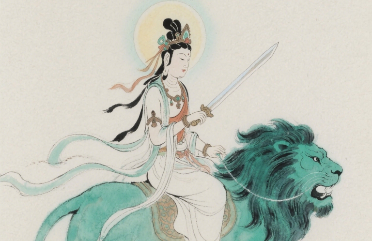 千年智慧的延续：属兔本命佛文殊菩萨的文化溯源