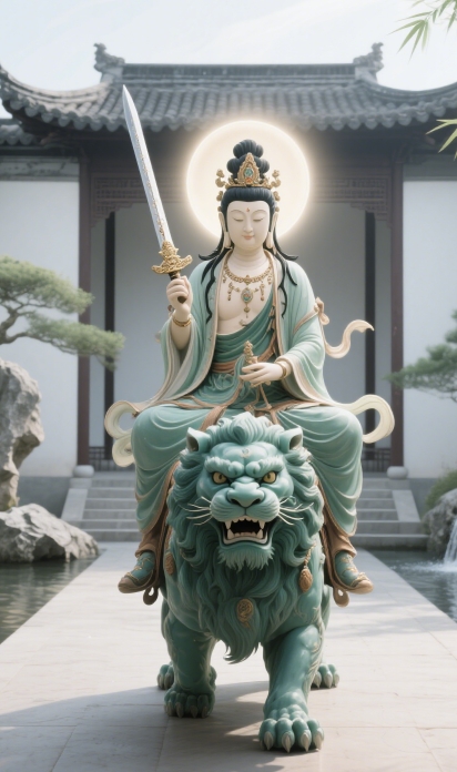 文殊菩萨作为属兔本命佛：历史文献中的文化记载