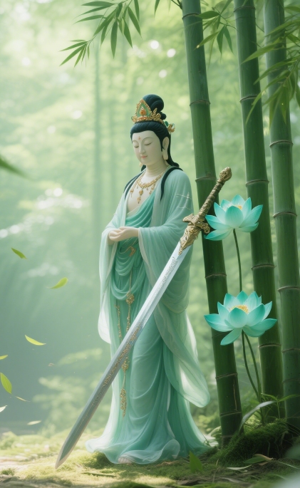 竹林惊变：属兔樵夫获文殊点化斩执念