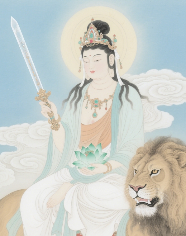 棋盘上的智慧博弈：属兔隐士与文殊对弈悟人生