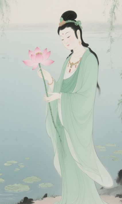 职场属马人便携供奉法：办公室如何摆放大势至菩萨小像？